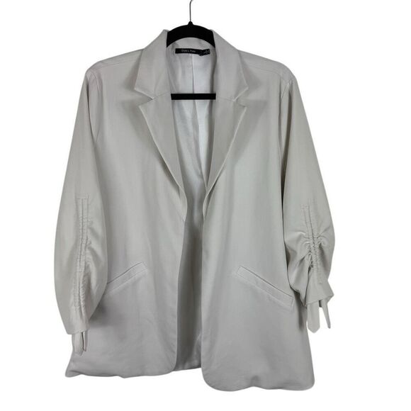 Doe & Rae white oversized blazer- size L - Picture 1 of 7